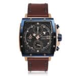 AC 6376 MCL Chronograph Watch For Men - Rose Gold Blue