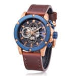 AC 6491 MCL Chronograph For Men - Brown Blue