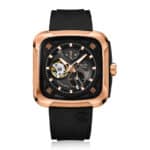 AC 6577 MAR Automatic Watch For Men - Rose Gold Black