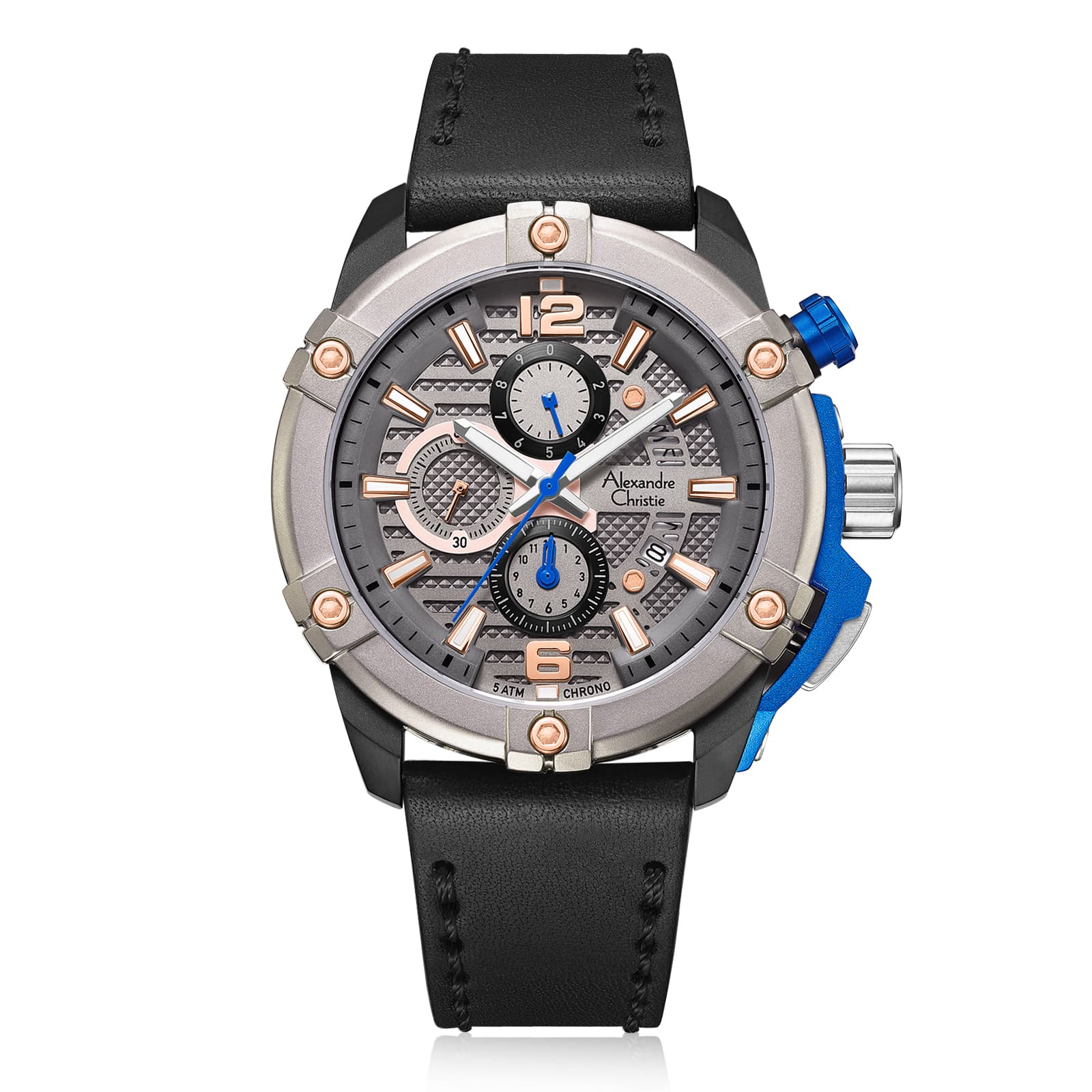 Alexandre Christie Men Watches -6564MCLBRBA | Ramesh Watch Co. Hyderabad
