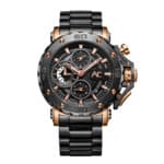 AC 9205 MCB Chronograph For Men - Rose Gold Black