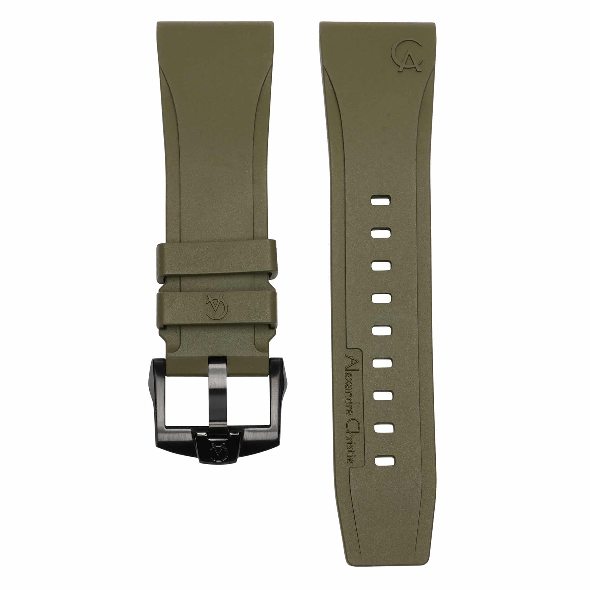 ACR26IPGN - FKM Rubber Strap Green
