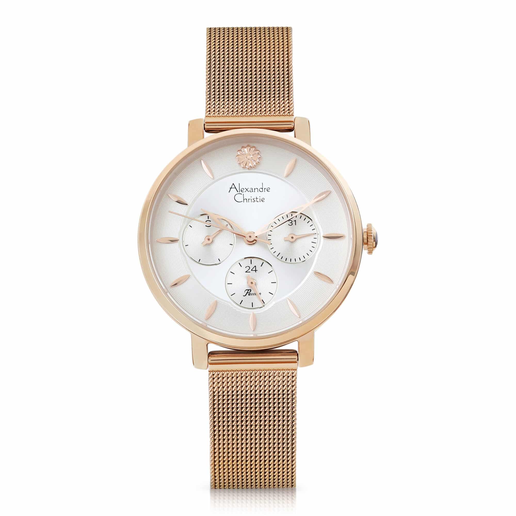 AC 2959 BFB Ladies Multifuction Watch - Silver Rose Gold