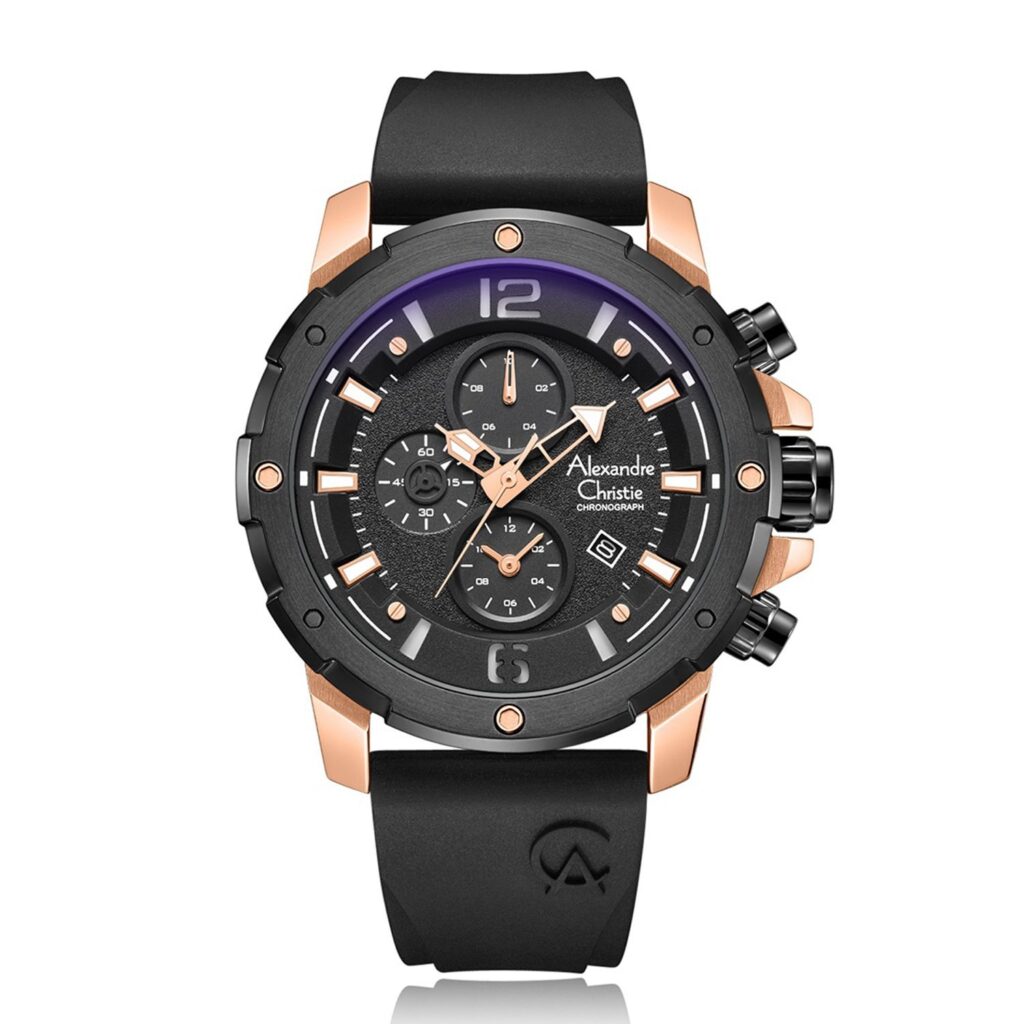 Alexandre Christie 6410MCRBRBA Men's Chronograph watch 47 mm