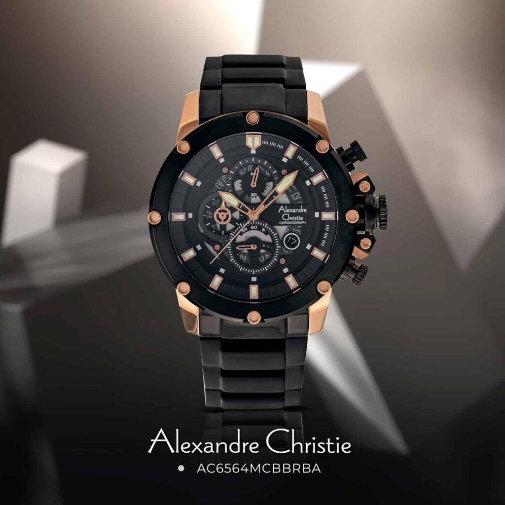 Alexandre Christie 6564MCBBRBA Men's Chronograph watch 46 mm