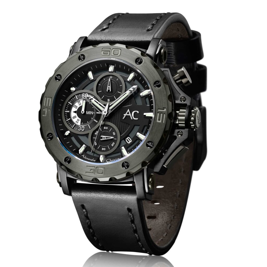 Alexandre Christie 9205MCLEPBA Men's Chronograph watch 47 mm